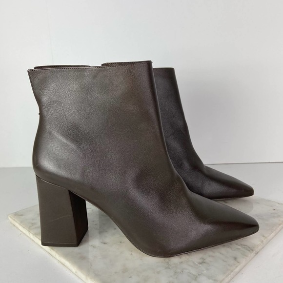 Vince Camuto Shoes - New Vince Camuto Cammen Ankle Boots Brown Leather Heeled Bootie Size 10 $150